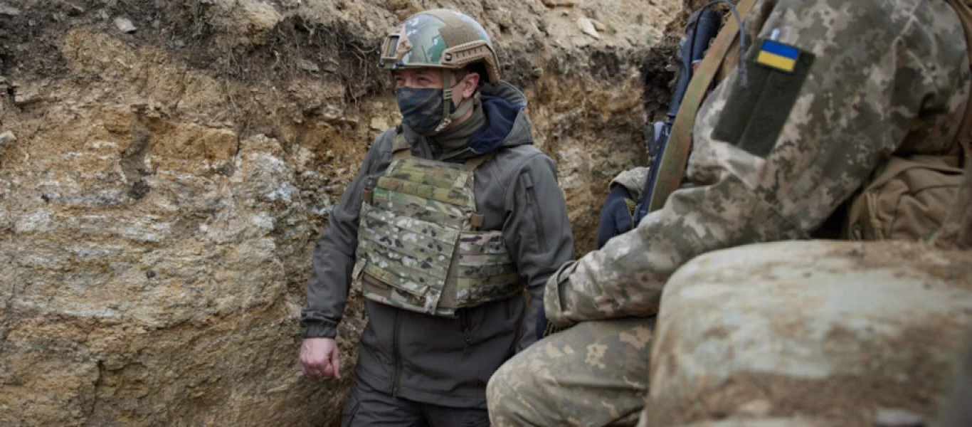 Στο «μέτωπο» ο Ζελένσκι - Έτοιμος να τραβήξει το σκοινί (βίντεο)